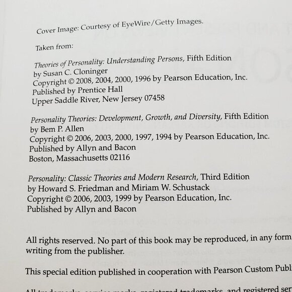 Past and Present Views on Personality Edition Kaplan University By Susan Cloning - Picture 4 of 8